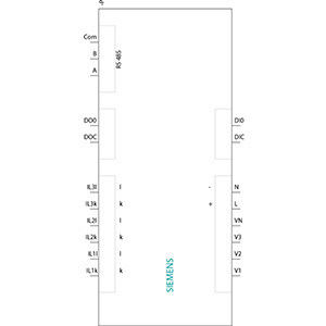 7KM PAC1020 Panneau de mesure de puissance pour mesure standard de la plage d'énergie 7KM1020-0BA01-1DA0