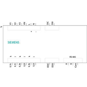 7KM PAC1020 Panneau de mesure de puissance pour mesure standard de la plage d'énergie 7KM1020-0BA01-1DA0