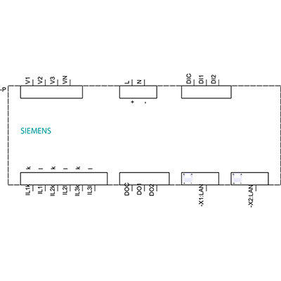 7KM PAC3220-1BA01-1EA0 Panneau d'affichage standard du dispositif de mesure pour la surveillance de la puissance