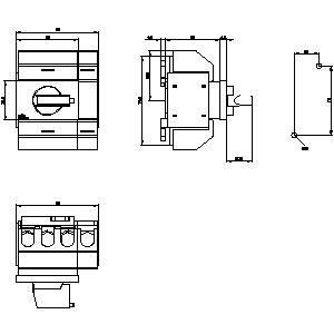 PLC 3KD0242-2KG20-3 Dispositifs de base Déconnexion de l'interrupteur Arbre 4 pôle Opération stable