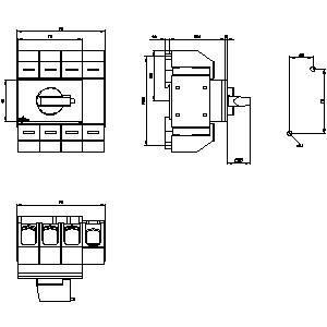 PLC 3KD0342-2LG20-3 Dispositifs de base déconnectant l'arbre du commutateur pour un contrôle fluide de la puissance