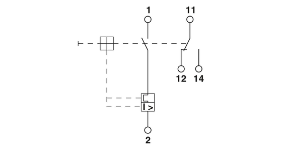 Contact Phoenix TM1 6A F1 P Dispositif thermique magnétique Détecteur de circuit 50V CC 5 pôles