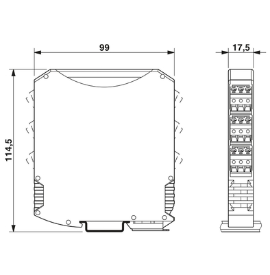 RAD-2400-IFS Phoenix Contact Module de communication sans fil avec niveau de protection IP20