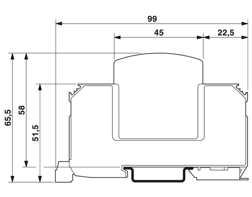 2858564 VAL-MS 320/3 1 contact phénix type 2 protection contre les surtensions 4 pôle 230 V CA nominé