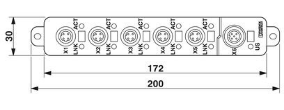 FL SWITCH 1605 M12 Commutateur Ethernet industriel pour les réseaux 2700200 par Phoenix Contact