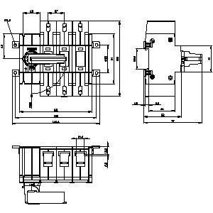 PLC 3KD3432-2NE10-0 SENTRON 3KD Déconnecteurs de commutateur d'arbre pour appareils de base jusqu'à 1600 A