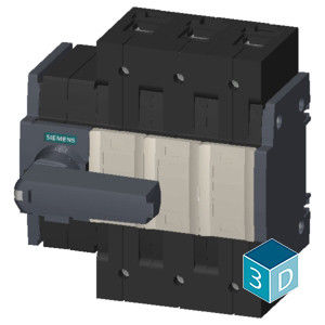 PLC 3KD3432-2NE10-0 SENTRON 3KD Déconnecteurs de commutateur d'arbre pour appareils de base jusqu'à 1600 A