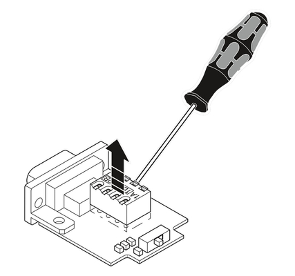 Le connecteur de bus professionnel SUBCON-PLUS-PROFIB 2744348 Phoenix Contact D-SUB pour le secteur industriel