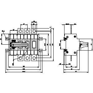 PLC 3KD3632-0NE10-0 Déconnecteurs de commutateur d'arbre pour SENTRON jusqu'à 1600 A