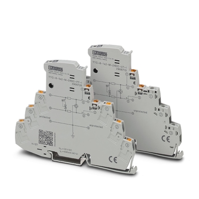 TTC-6-3-HF-M-12DC-PT-I Protecteur contre les surtensions de contact Phoenix 2 pôles 12 V tension nominale CC