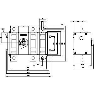 SENTRON 3KD jusqu'à 1600 A Appareils de base Déconnecteur avec PLC 3KD4230-0PE20-0