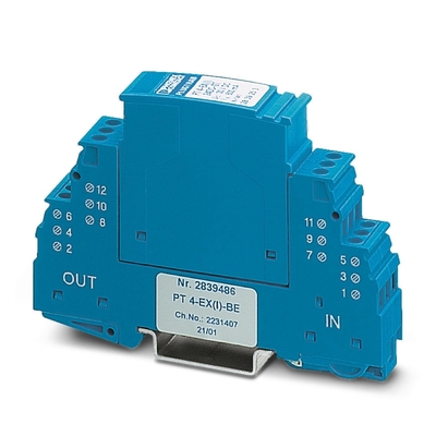 PT 4-EX I -BE Phoenix Protecteur contre les surtensions de contact Voltage nominal 24 V CC Nombre de pôle 1