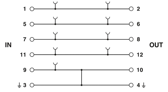 PT 4-EX I -BE Phoenix Protecteur contre les surtensions de contact Voltage nominal 24 V CC Nombre de pôle 1