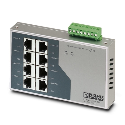 L'interrupteur Ethernet industriel 8TX est certifié IP20