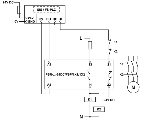 Le répéteur d'accouplement de contact Phoenix compact 2981978 PSR-SCP-24DC/FSP/1X1/1X2 17.5*114.5*99MM