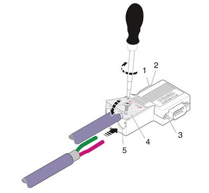 2313685 Contact Phoenix Parties détachées industrielles Convertisseurs d'interface SUBCON-PLUS-PROFIB/90/PG/IDC