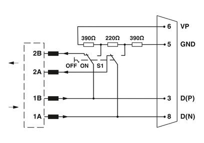 2313685 Contact Phoenix Parties détachées industrielles Convertisseurs d'interface SUBCON-PLUS-PROFIB/90/PG/IDC