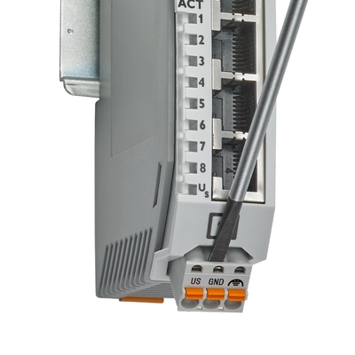 Niveau de protection IP65 FL SWITCH 1108N Commutateur Ethernet industriel pour le réseau EtherNet/IP