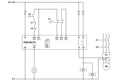 Relé de sécurité de contact Phoenix de qualité industrielle PSR-MC72-2NO-1DO-24DC-SP pour les produits de protection