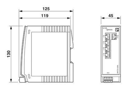 Connexion Phoenix FL SWITCH 2205 Commutateur Ethernet industriel pour les applications industrielles