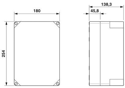 2701204 Box de contrôle de pièces détachées de contact Phoenix Automation FL BOX RUGGED