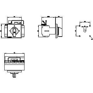 PLC 3LD2223-7UK01 Commutateur de déconnexion de dispositifs de base pour les applications lourdes