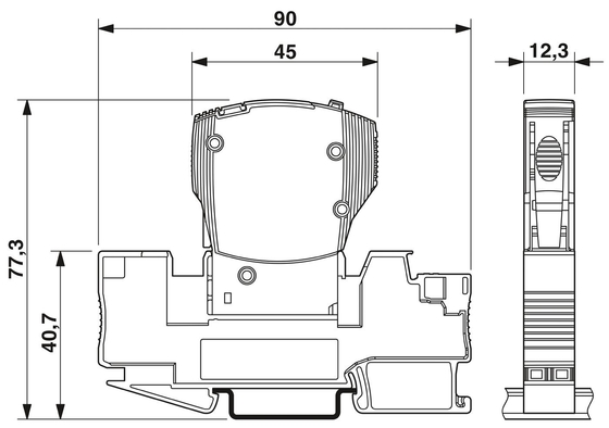 24 V DC 2800904 CB E1 24DC/4A NO P Phoenix Contact Équipement électronique Disjoncteur