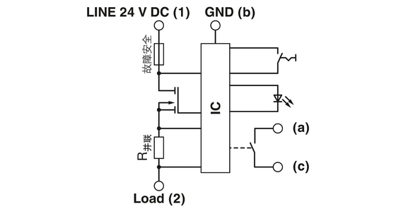 24 V DC 2800904 CB E1 24DC/4A NO P Phoenix Contact Équipement électronique Disjoncteur