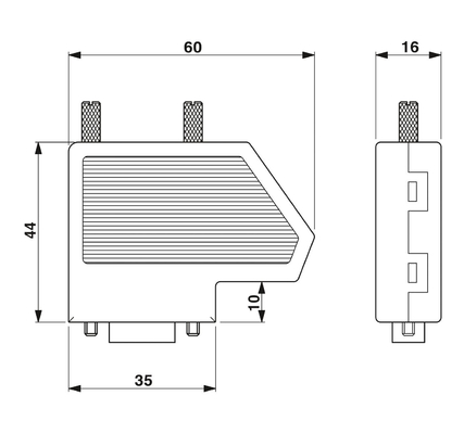 2744694 SUBCON-PLUS-CAN Phoenix Contact D-SUB Connecteur de bus avec une grande compatibilité