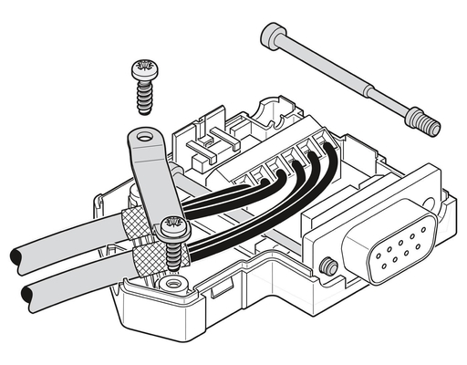 2744694 SUBCON-PLUS-CAN Phoenix Contact D-SUB Connecteur de bus avec une grande compatibilité