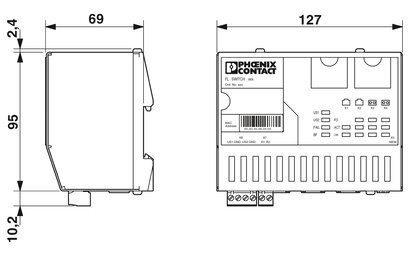 Phoenix Contact FL SWITCH IRT 4TX Commutateur Ethernet industriel pour une intégration transparente