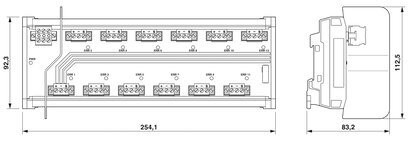 FB-12SP Coupler pour pièces détachées d'automatisation 2316310 Phoenix Contact Connexion stable