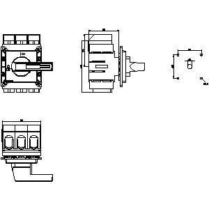 PLC 3LD2405-0TK13 Commutateur de déconnexion de dispositifs de base pour les applications industrielles