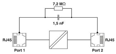 2313915 Contact Phoenix Automatisation industrielle Pièces détachées Modem FL ISOLATEUR 1000-RJ/RJ 22,5*99*92mm