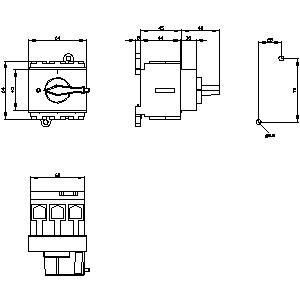 PLC 3LD2530-0TK13 Disjoncteur de déconnexion de dispositifs de base pour une maintenance électrique sûre