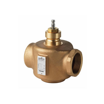 Automatisation du bâtiment avec PLC C/VVI41.15-2.5 connexion filetée et soupape bidirectionnelle PN16