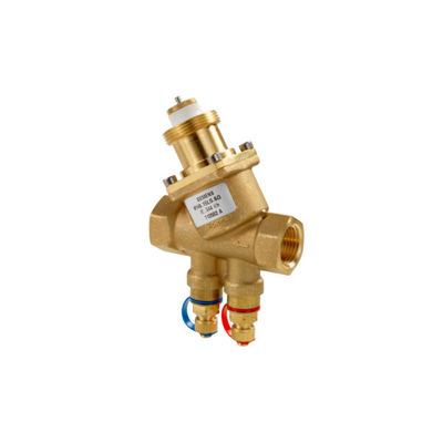 Valve combinée de commande de bâtiment avec mesure du débit et de la pression DN251800l/h