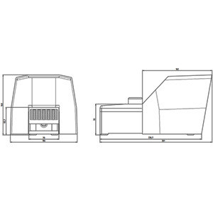 Siemens 3SE2924-3AA20 3SE29 Couverture de commutateur de sécurité pour les pieds inclus Voltage max.