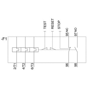 Siemens 3RU5136-4BB0 Relais de surcharge 40...50 A Taille S2 Classe 10 pour la protection du moteur