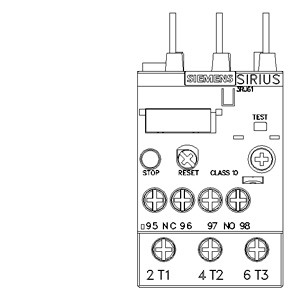 Le répéteur de surcharge de Siemens 3RU6126-4CB0 34...40 A taille S0 classe 10 pour charge de contact