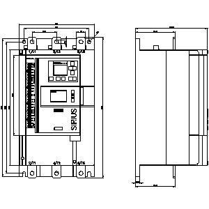 3RW5548-6HA14 SIRIUS Débutant souple taille 4 pour un fonctionnement du moteur en douceur et contrôlé