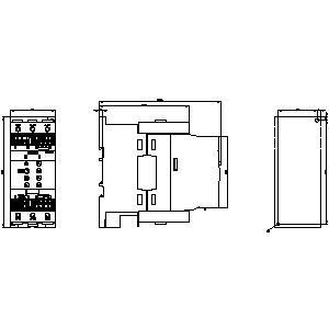 Siemens 3RW4047-1TB04 55kw 3RW40 Démarreur souple avec dérivation et protection du moteur thermistorique Taille S3