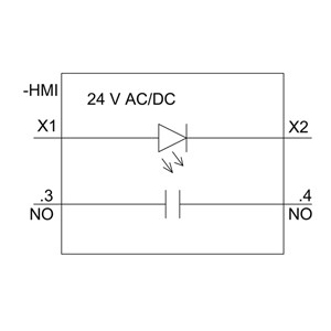 Siemens 3SU1152-0AB60-1BA0 Bouton plat lumineux métallique éclairé Bouton blanc momentané