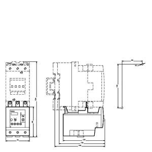 Siemens 3RU5146-4HB0 Relais de surcharge 80 100 A Taille S3 Classe 10 Relais de tension scellé