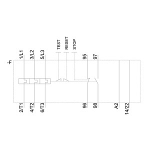 Siemens 3RU6116-1CB1 Relais de surcharge 11...16 A Taille S00 Classe 10 pour moteur autonome