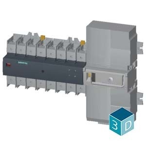 Siemens 3KC6432-2TA20-0TA3 ATSE avec contrôleur intégré 1-0-2 4 pôles ATSE 40-160A
