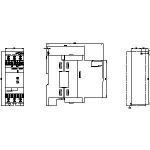 Siemens 3RW3036-1BB14 3RW30 Taille de démarrage souple S2 Terminals à vis Surmonter la fiabilité