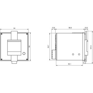 7KM PAC5100/5200 Dispositif de mesure DIN-Rail Power Meter 7KM5412-6CA00-1EA8 par Siemens