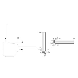 Siemens 3SE5322-0SB21 Commutateur de position en plastique avec fil M20 x 1 5 et verrouillage par solénoïde