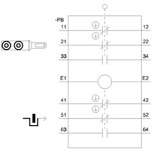 Siemens 3SE5322-0SB21 Commutateur de position en plastique avec fil M20 x 1 5 et verrouillage par solénoïde